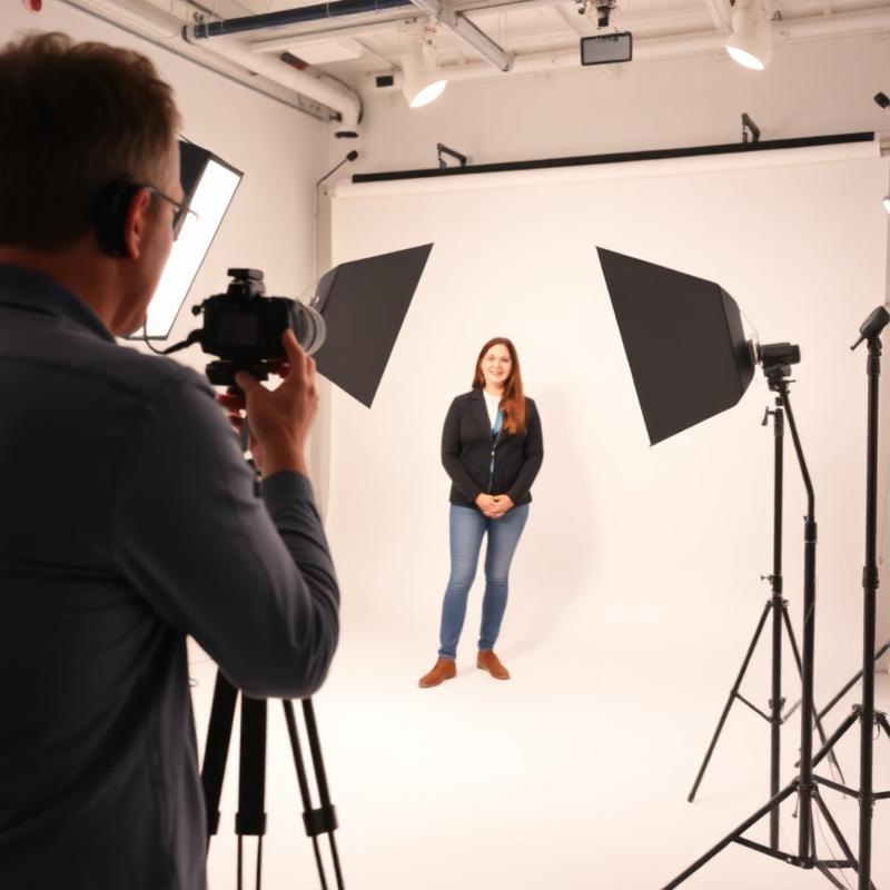 Professional photography session